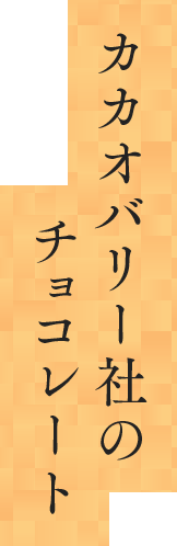 カカオバリー社のチョコレート