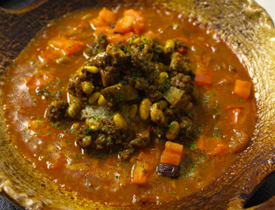 Longevity Cafeteria Style<br> Medicinal Tomato Curry